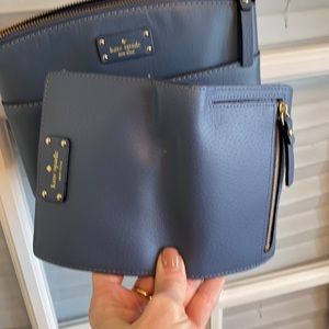 Small blue Kate spade wallet